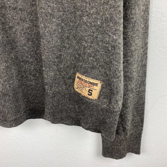 🦋 VINTAGE ABERCROMBIE & FITCH Wool Knit Sweater Small - Picture 3 of 5